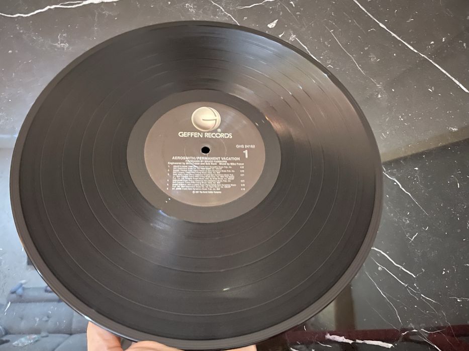 Vinil LP - Aerosmith – Permanent Vacation (First Press 1987, US)