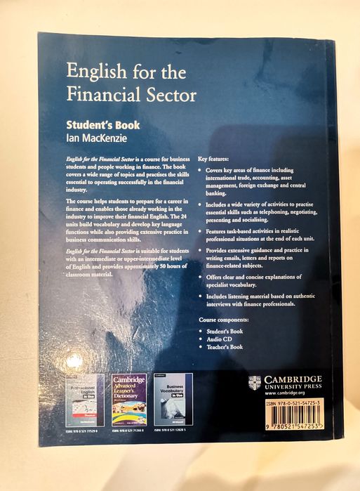 English for the Financial Sector, Student's Book - Ian MacKenzie