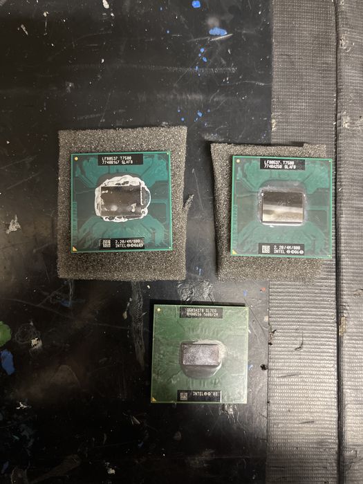 Procesor Intel core 2 duo T7500, Intel 1,6