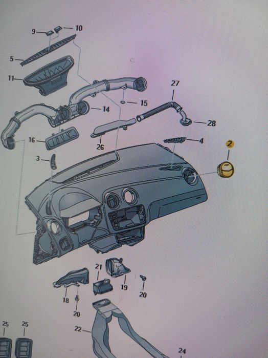 Difusor  de ar Seat Ibiza  6j