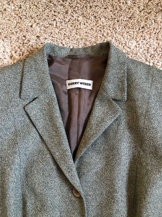Lekki płaszcz Gerry Weber marynarka przedłużana wełna dziewicza 44