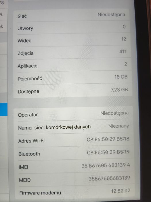 iPad  mini2 16gb w dobrym stanie .