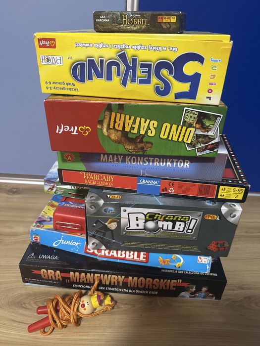zestaw gier planszowych dla dziecka