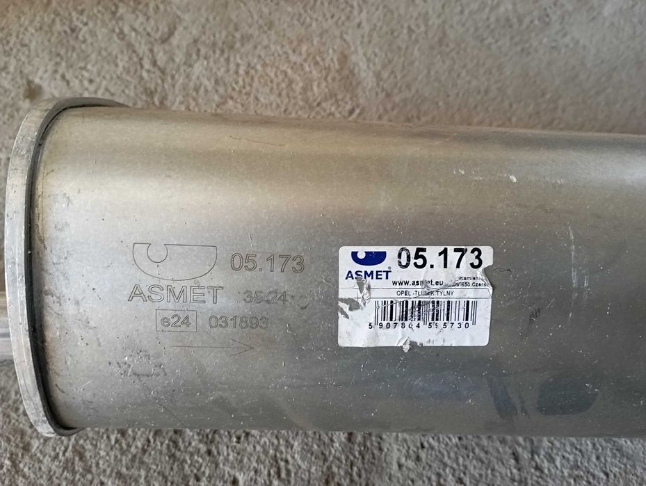 Tlumnik Opel Zafira A komplet