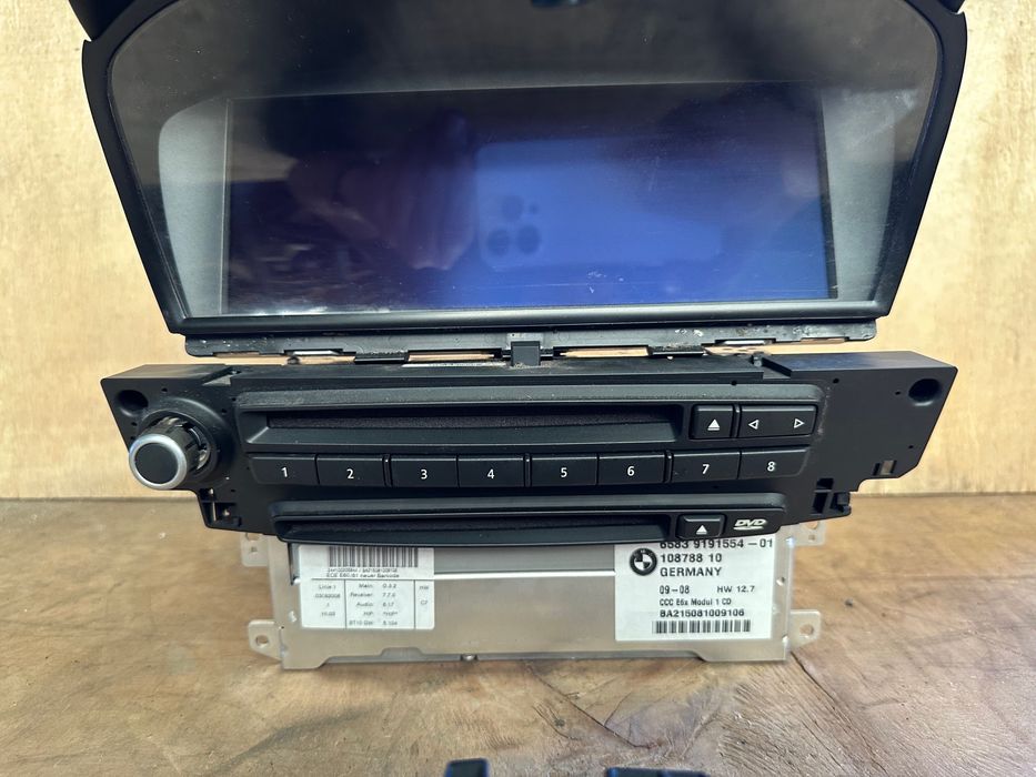 Conjunto completo idrive Radio Display control BMW E60 E61 320,525,530