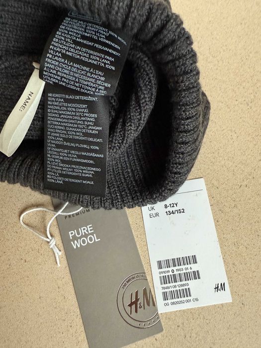шапка H&M шерсть 100%