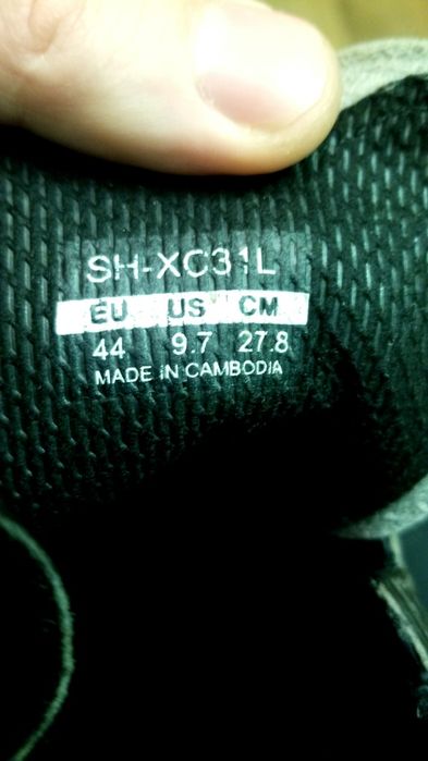 Вело туфли Shimano 43-44 SH-CX31L 27.8см стелька