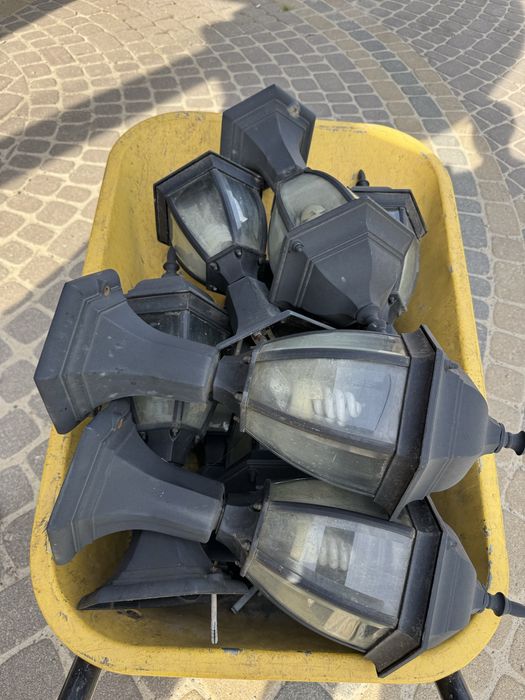 Фонари на забор