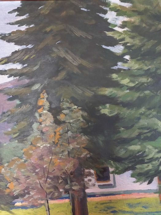 Картина-подарок "Северная башня замка Телеки",  Бердарь Василий