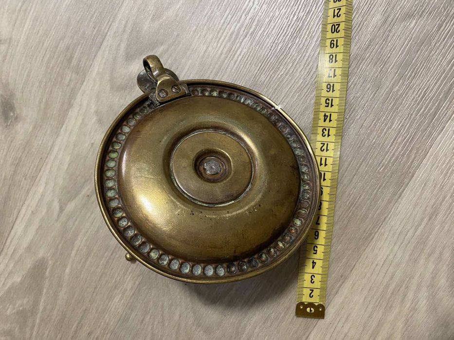 Старовинний латунний підсвічник Англія