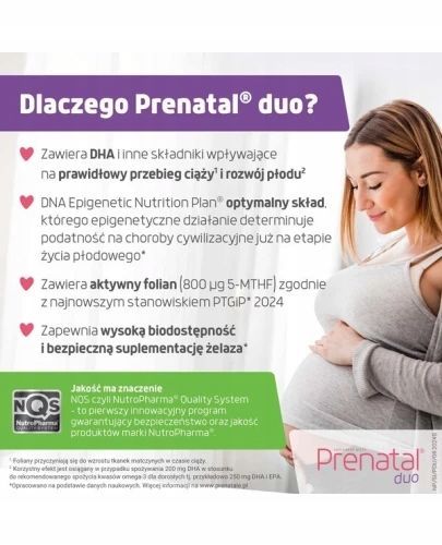 Prenatal duo, 30 kapsułek twardych + 60 kapsułek żelowych
