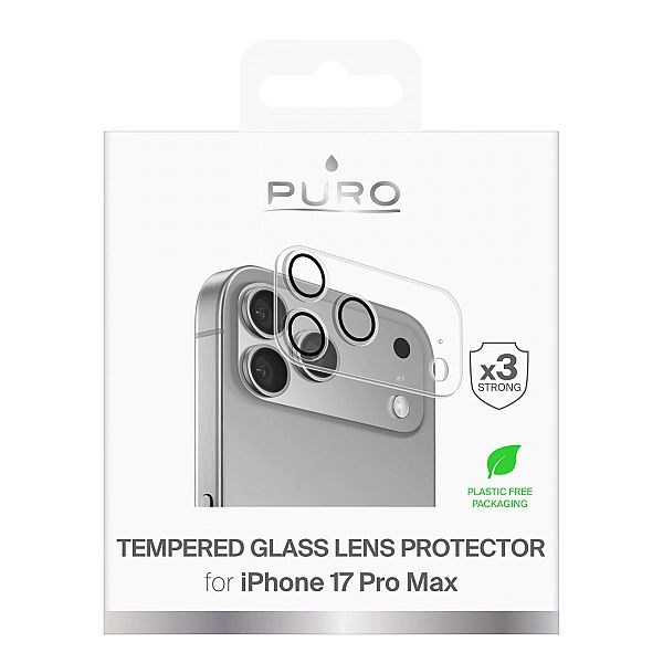 Szkło hartowane Puro Camera Standard na iPhone 17 Pro Max na wyspę apa