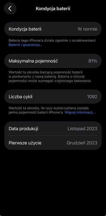 Iphone 15 pro granatowy