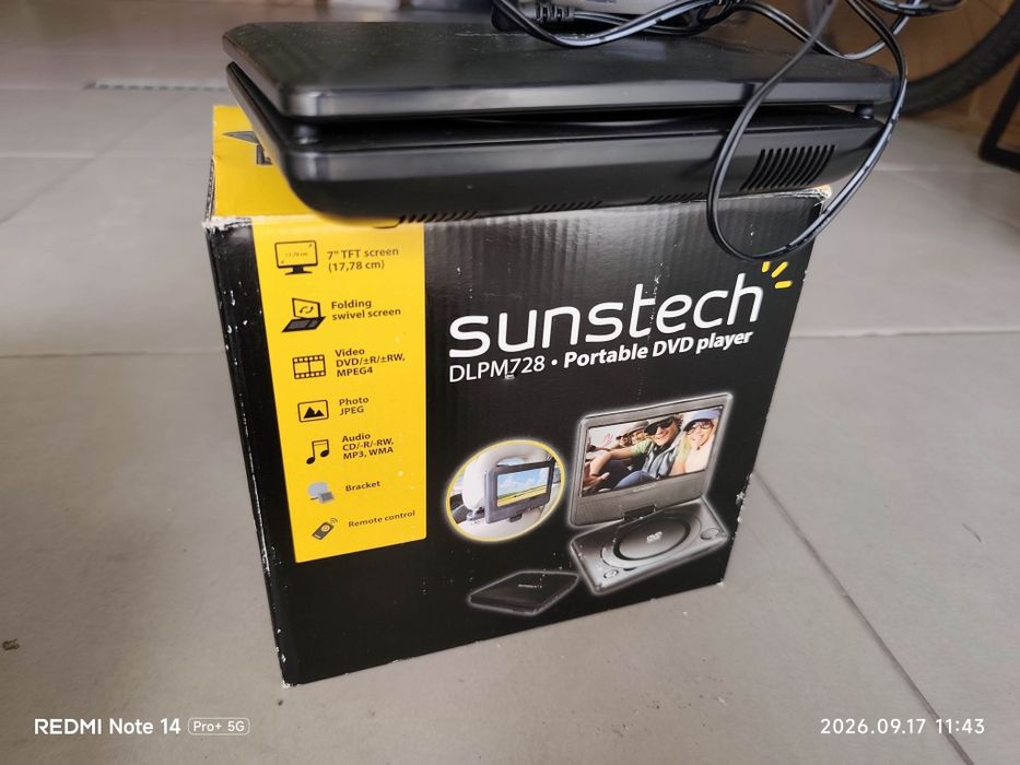 Leitores de DVD portáteis Sunstech