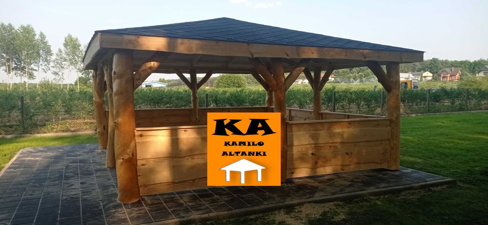 Altanka, Altana, Altanki, Altany na grubym balu ogrodowe