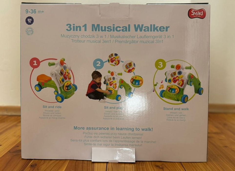 Chodzik/rowerek biegowy dziecięcy 3w1