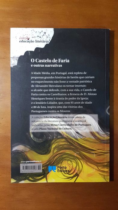 Livro "O Castelo de Faria e outras narrativas" - Alexandre Herculano