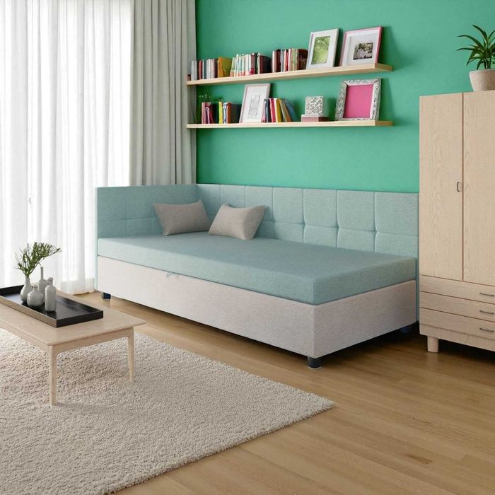 Wrocław Łóżko Tapczan Jednoosobowe Materac Pojemnik DARMOWA DOSTAWA