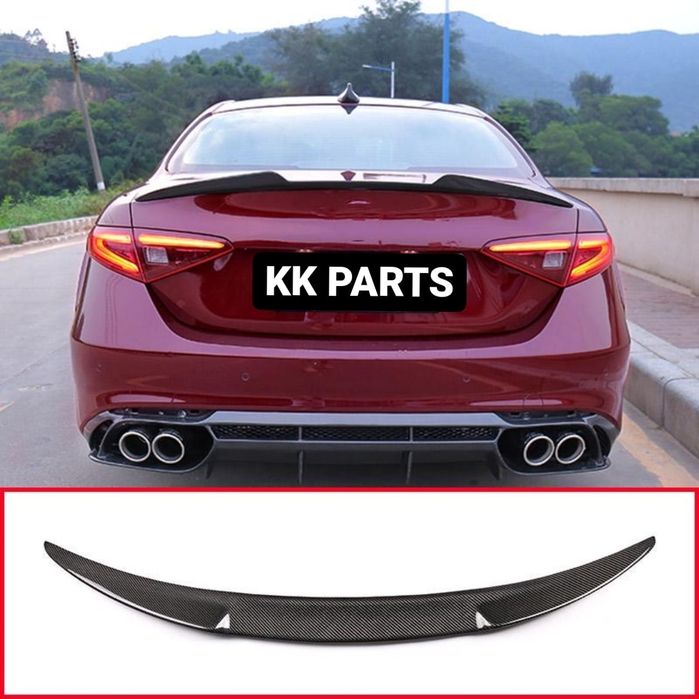 LIP SPOILER AILERON Pala Aba Lâmina ALFA ROMEO GIULIA QV GTAM GTA Novo