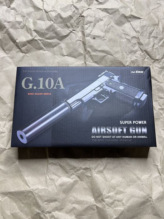 Металевий пістолет Hi-Capa mini - модель G10A (іграшка)
