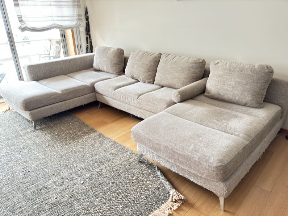 Sofã com 2 chaise longs - El Corte Inglês
