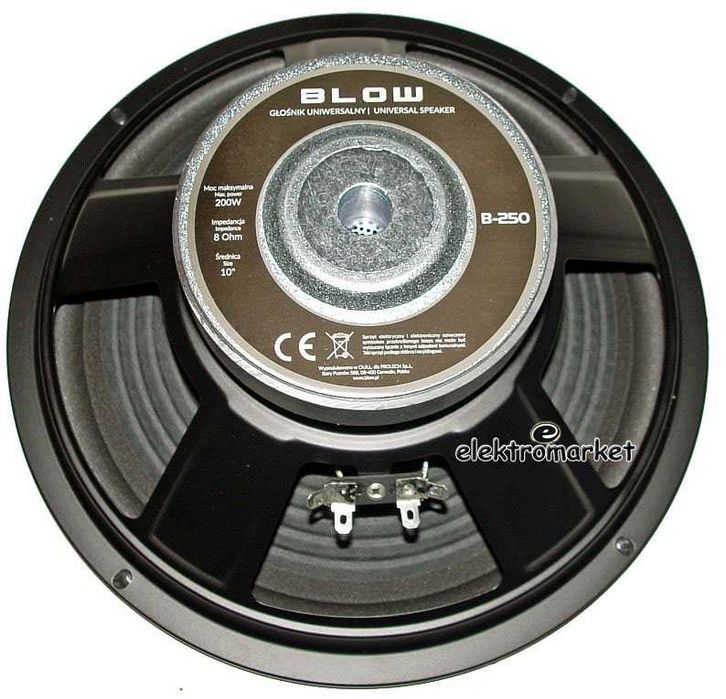 Basowy głośnik 25cm BLOW B-250 200W
