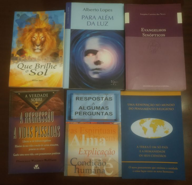 Vários livros espiritualidade zen reencarnação et