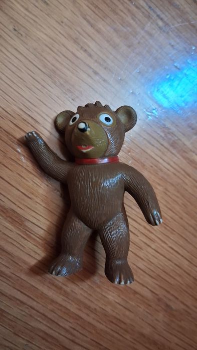 Boneco urso antigo pvc