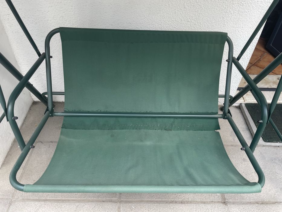 Baloico de jardim com 2 lugares verde