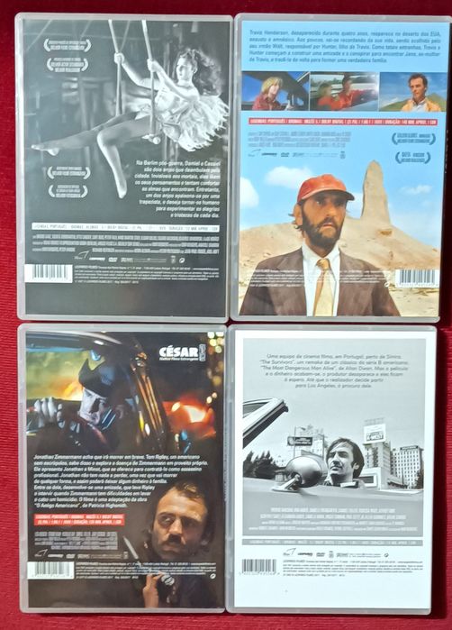 Wim Wenders "Box Vol. I" (4 filmes restaurados) RARO