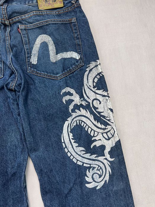 Rare Spodnie Evisu Dragon Vintage 90’s Jeans