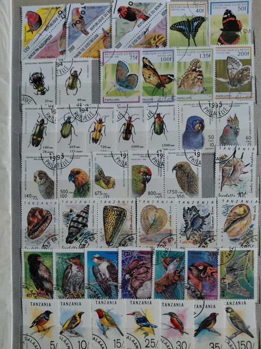 Марки поштові країн Африки. 56 серій,353 марки.