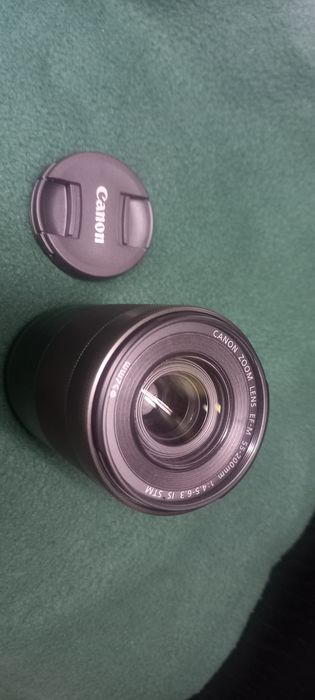 Canon lente objetiva EF-M 55-200mm F4.5-6.3 IS STM
