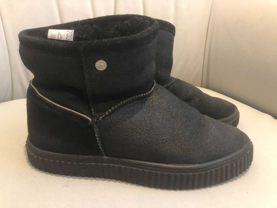 Сапожки зимние детские теплые уги нат кожа вовна 36р 23 стелька BARTEK