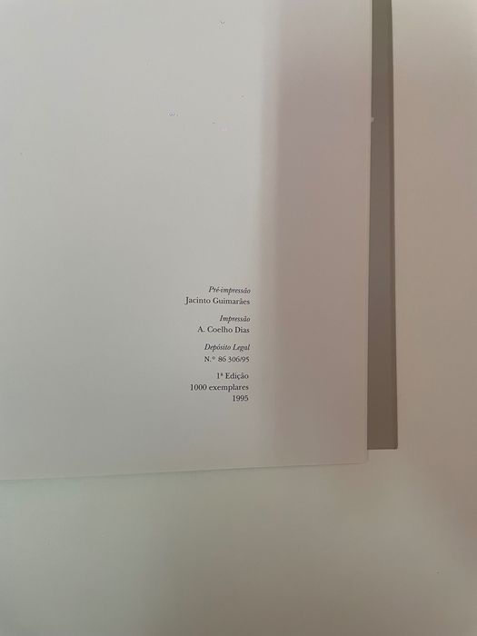 Jorge Vieira, Museu do Chiado, 1995, Primeira Edição
