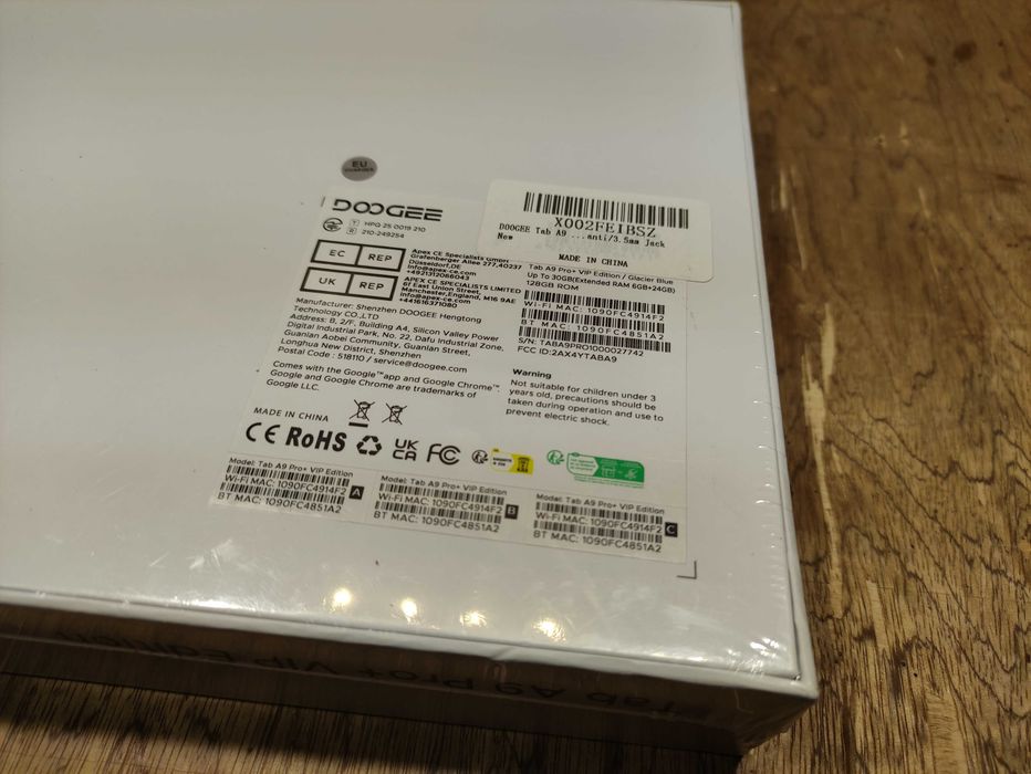 Новий планшет Doogee tab A9 Pro + Vip Edition в плівці акційна пропозиція