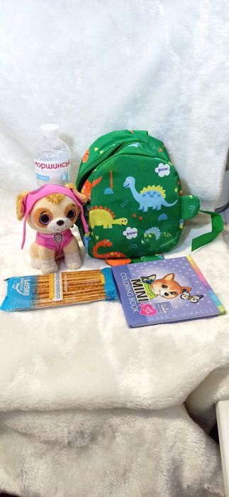 Рюкзак з динозаврами, щенячий патруль