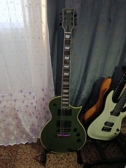Електрогітара Esp Ltd Ec - 401 Military Green Korea  з апгрейдами