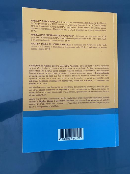Livro de algebra linear e geometria analitica