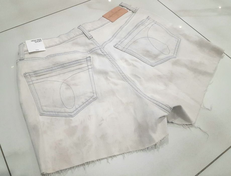Szorty jeansowe z wysokim stanem Calvin Klein