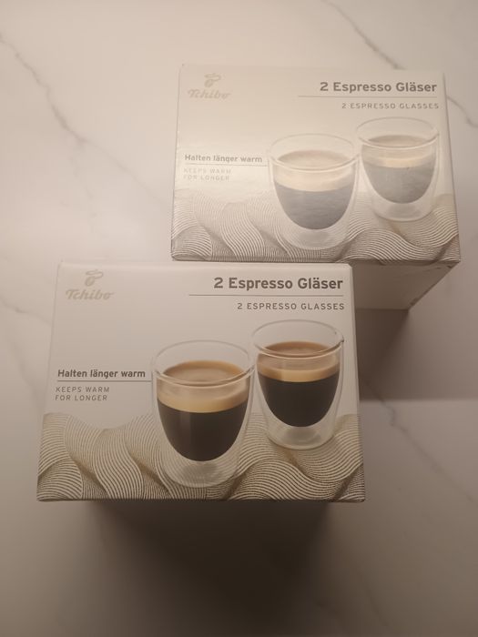 Szklanki espresso Tchibo 4 szruki