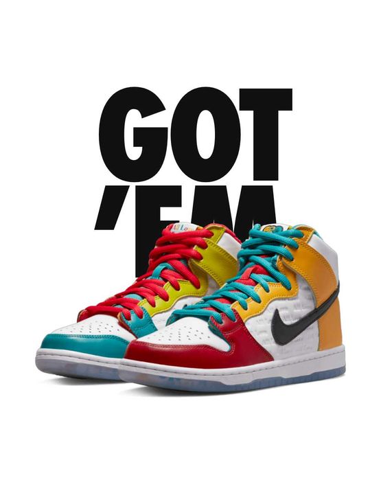 Nike SB Dunk High Pro Froskate All Love Tam 42,5(EU) 9 (US)