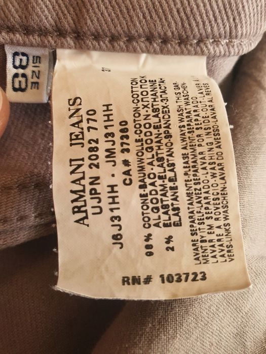 Spodnie męskie Armani Jeans