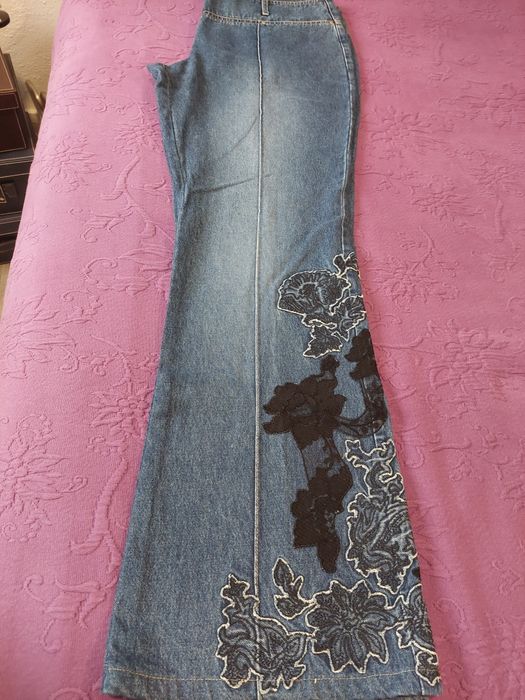 Calça de ganga azul