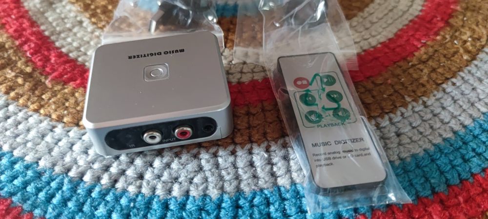 Gravador analógico /digital, para gravar os seus vinis e cassetes de v