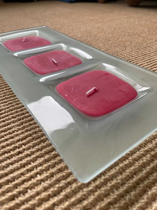 Свічник Таріль зі свічками