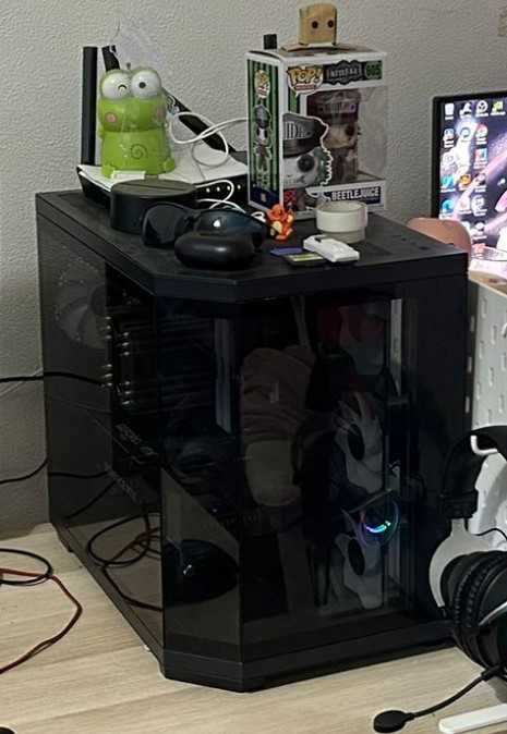 Caixa Gaming Custom ATX - Mars Gaming MC-3TCORE - janela tripla vidro