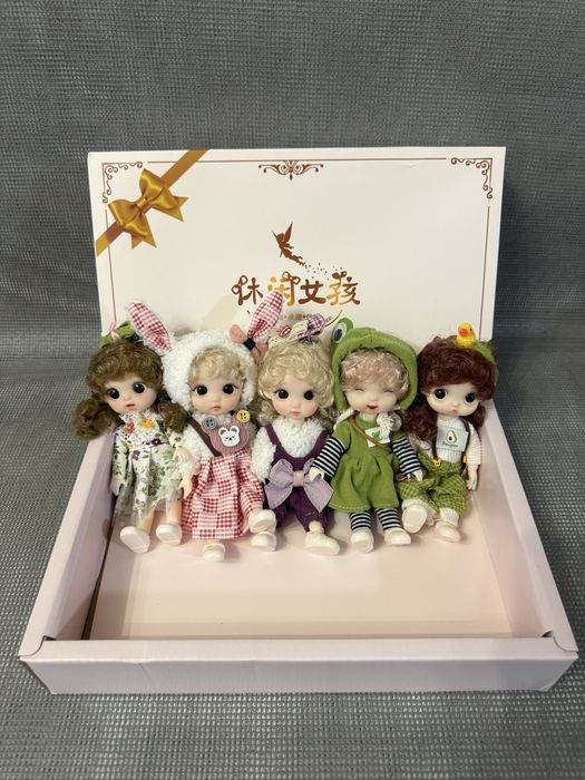 Набір із 5 ляльок для дівчинки