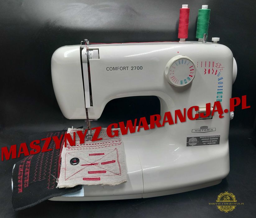 Maszyna do szycia Victoria skóra, filc, jeans  Gwarancja 12 MIESIĘCY