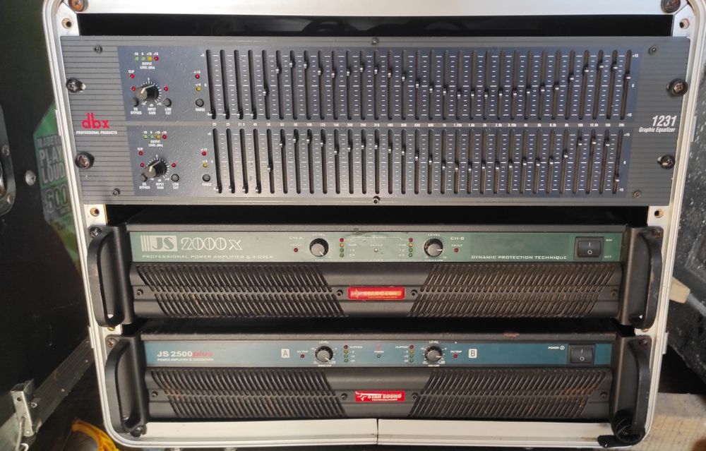 Підсилювачі, еквалайзер, рек кейс. StarSound, dbx, не Dynacord, rcf,